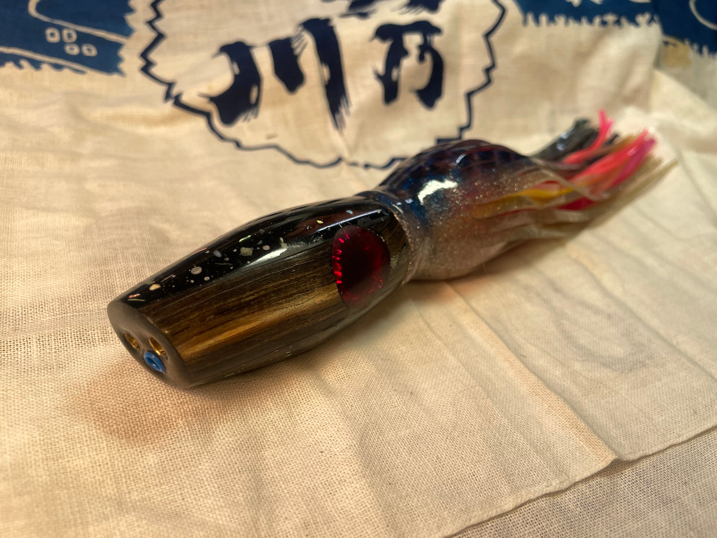 Japanese Raden Lure. Big Game Lure,Tuna ,11 " Rainbow Coral Raden Jet