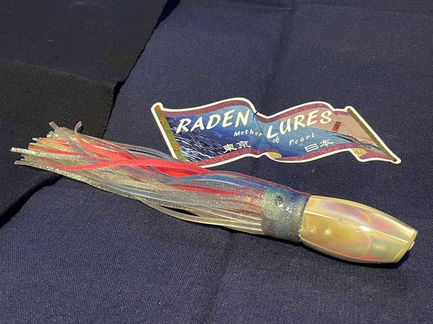 Japanese Raden Lure. Big Game Lure,Marlin Tuna ,10" Giant green turban Raden Lures