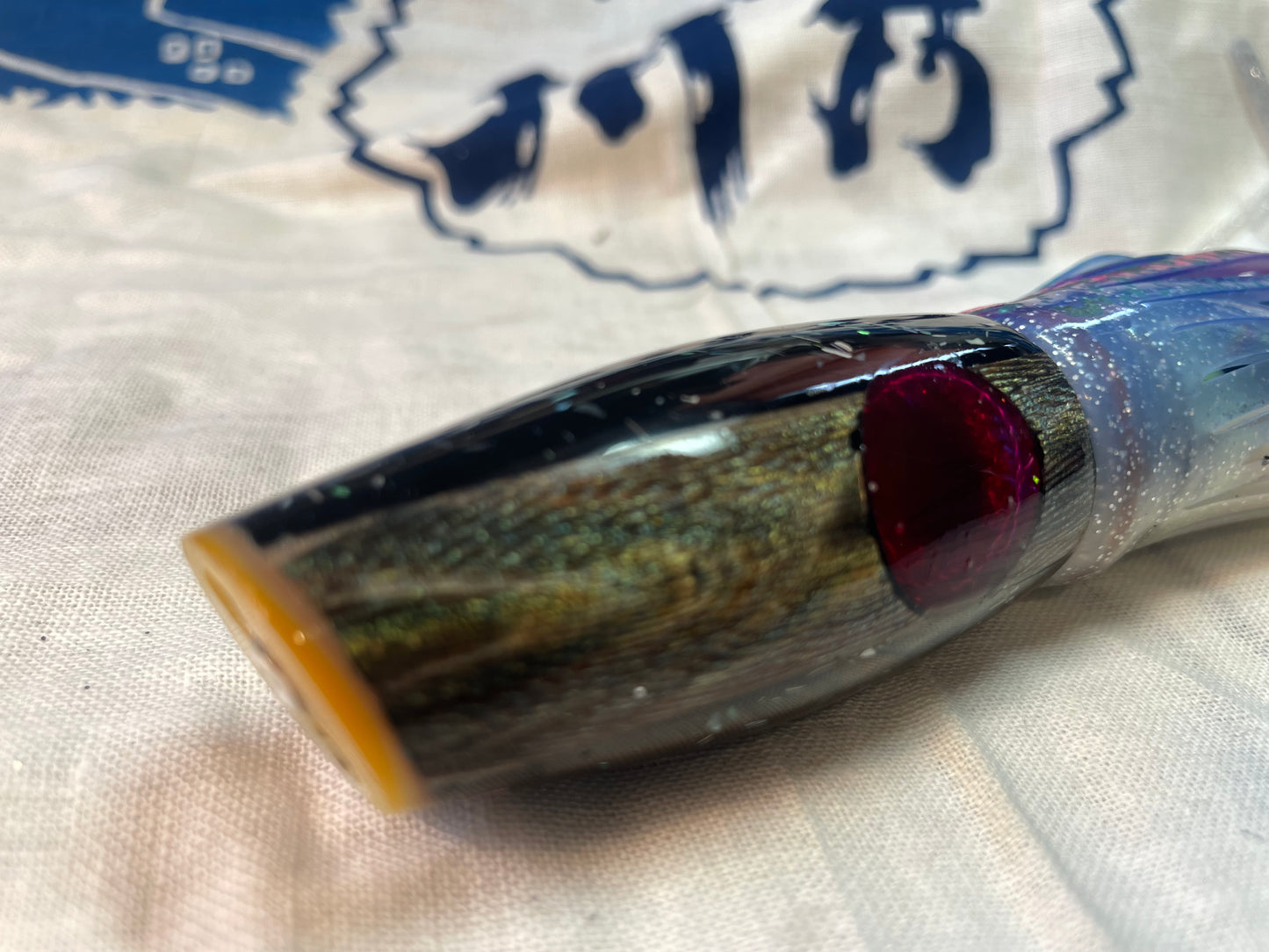 Japanese Raden Lure. Big Game Lure,Tuna ,11 " Rainbow Coral Raden Jet