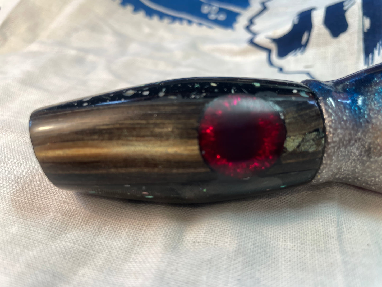 Japanese Raden Lure. Big Game Lure,Tuna ,11 " Rainbow Coral Raden Jet