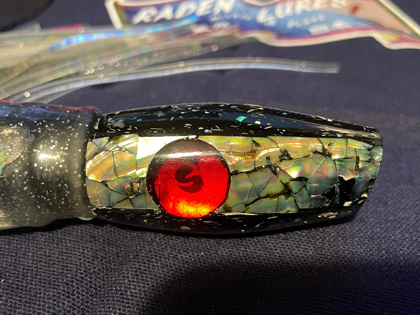 Japanese Raden Lure. Big Game Lure,Tuna ,11 "2 Hole jet Raden.