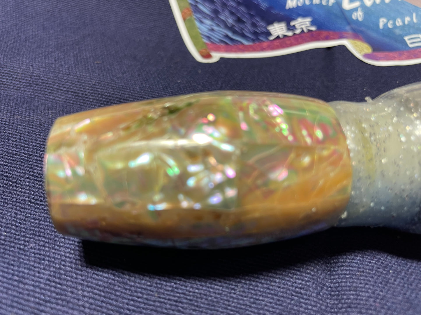 Japanese Raden Lure. Big Game Lure,Tuna ,10.5 " scoop mother of pearl.