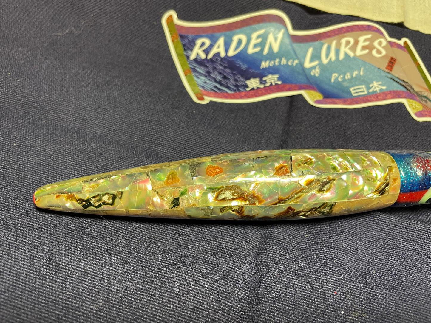 Japanese Raden Lure. Big Game Lure, Marlin,Tuna ,11.5" Long Bullet