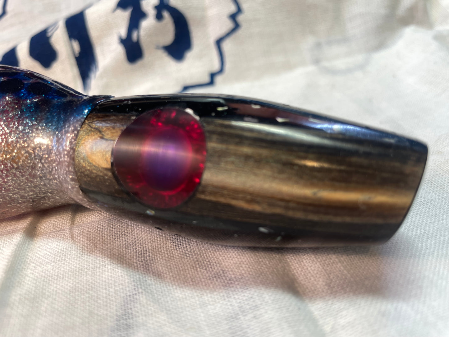 Japanese Raden Lure. Big Game Lure,Tuna ,11 " Rainbow Coral Raden Jet