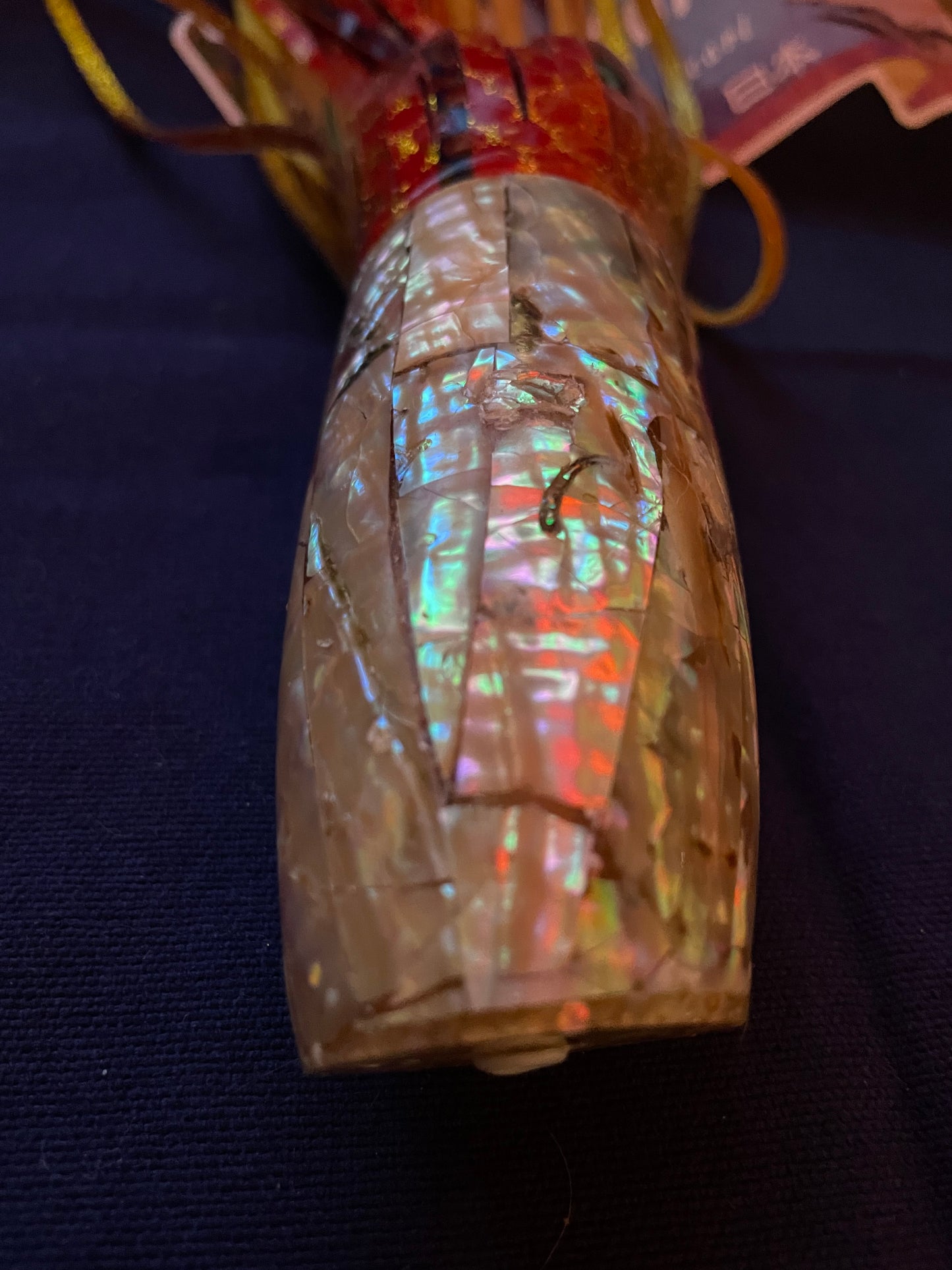 Japanese Raden Lure. Big Game Lure,Marlin Tuna ,13"  mother of pearl.