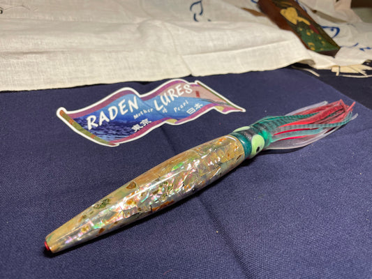 Japanese Raden Lure. Big Game Lure, Marlin,Tuna ,11.5" Long Bullet
